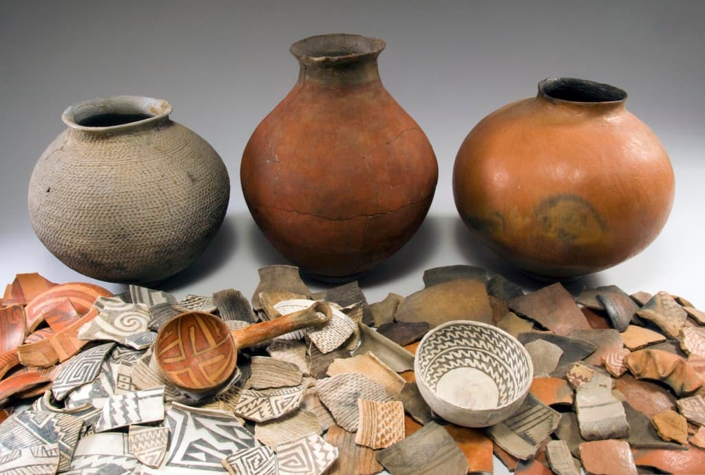 Dataset sample of a pottery detection target