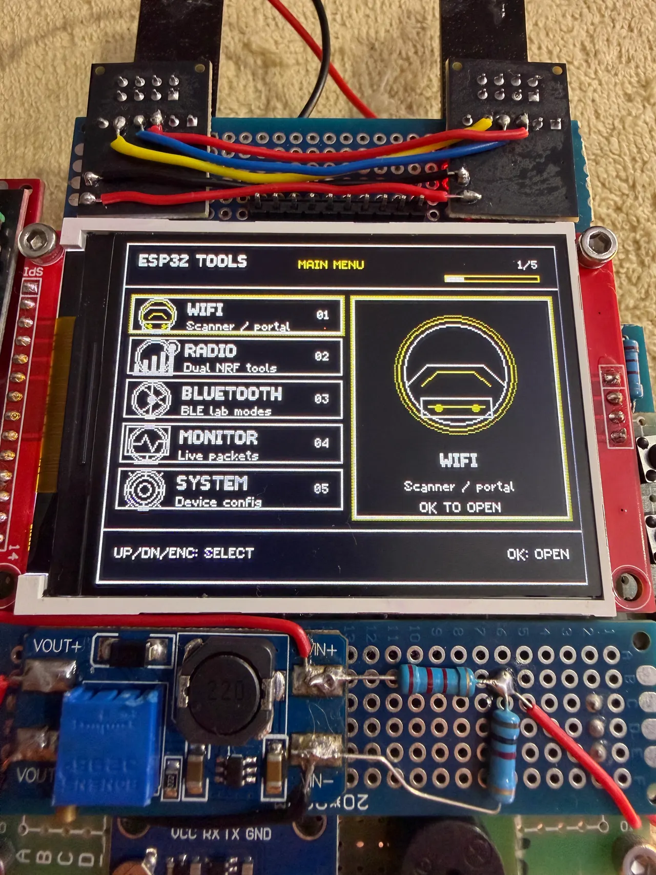 Cyberdeck main menu