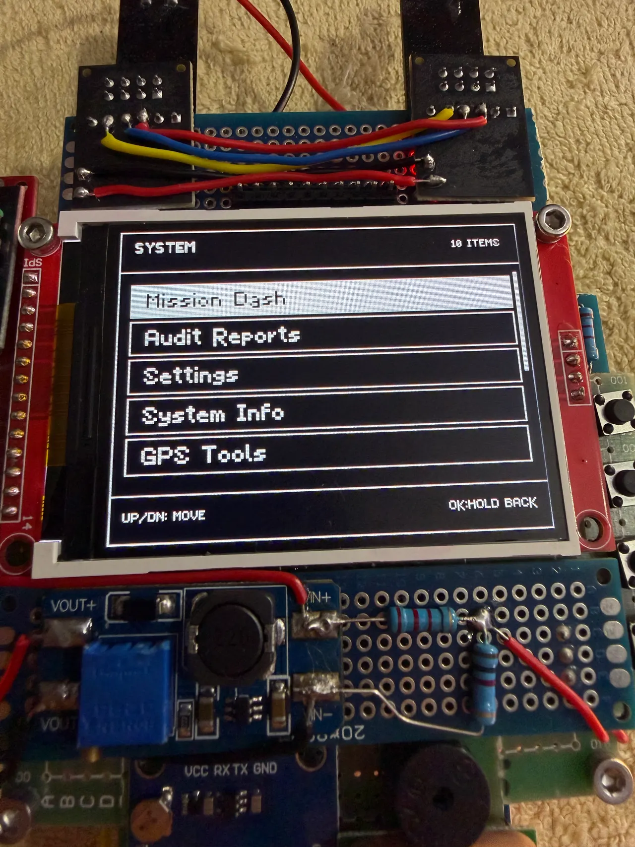 Cyberdeck system screen