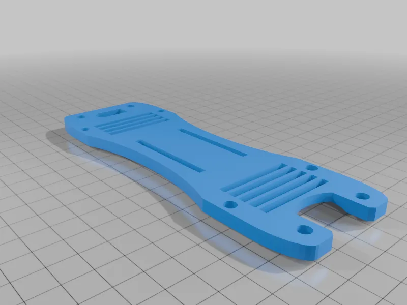 Racing drone top plate