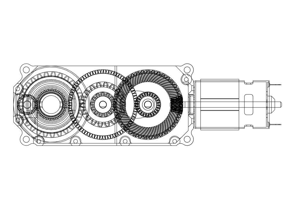 HighTorque CAD wireframe detail